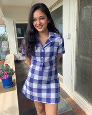 Cotton Checkered Co-ord Set