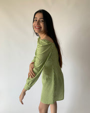 Green Checkered Dress