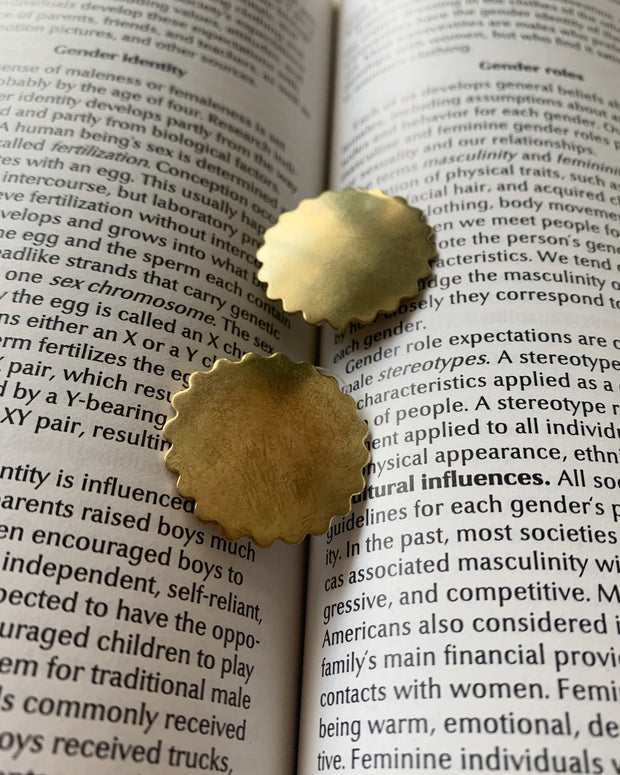 Vintage Stained Studs - Cloud