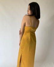Milano Satin Maxi Dress