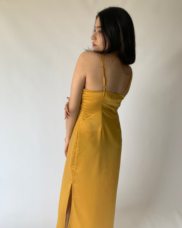 Milano Satin Maxi Dress