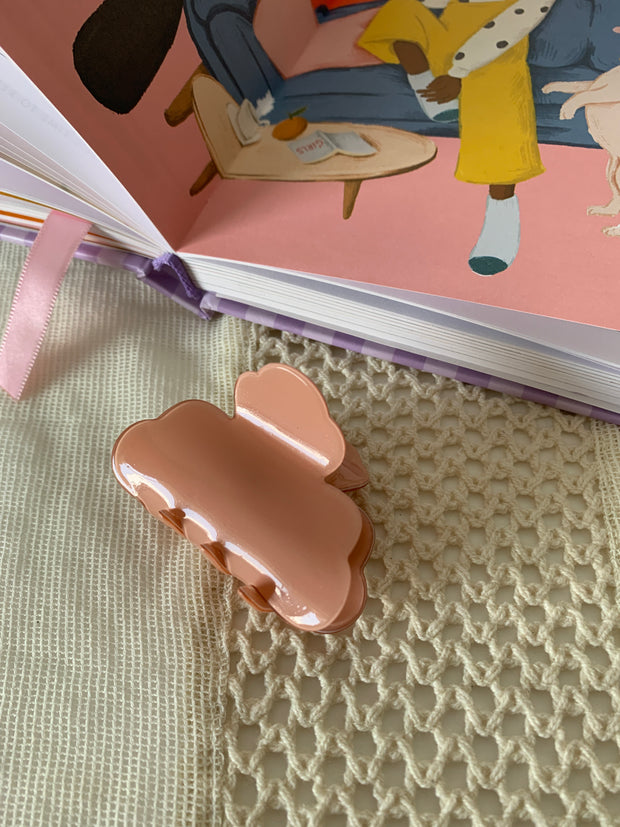 90s Nostalgia Hair Clip // Nude Pink
