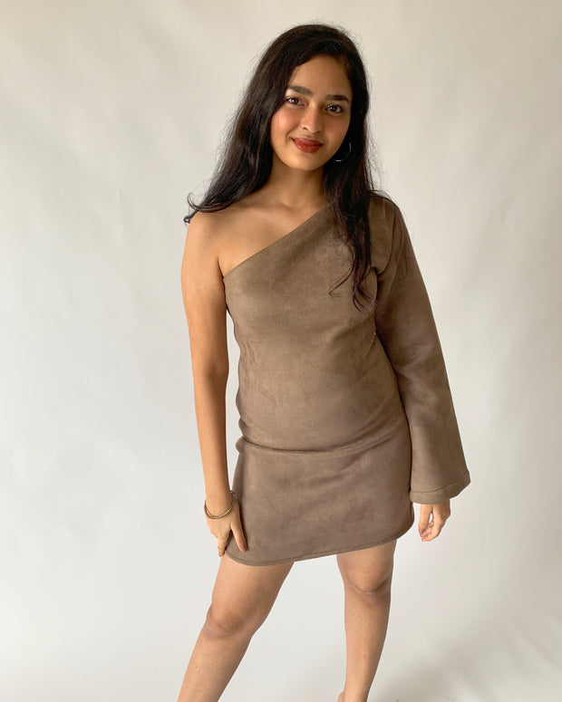 Suede Mini Dress