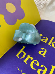90s Nostalgia Hair Clip // Disco Blue