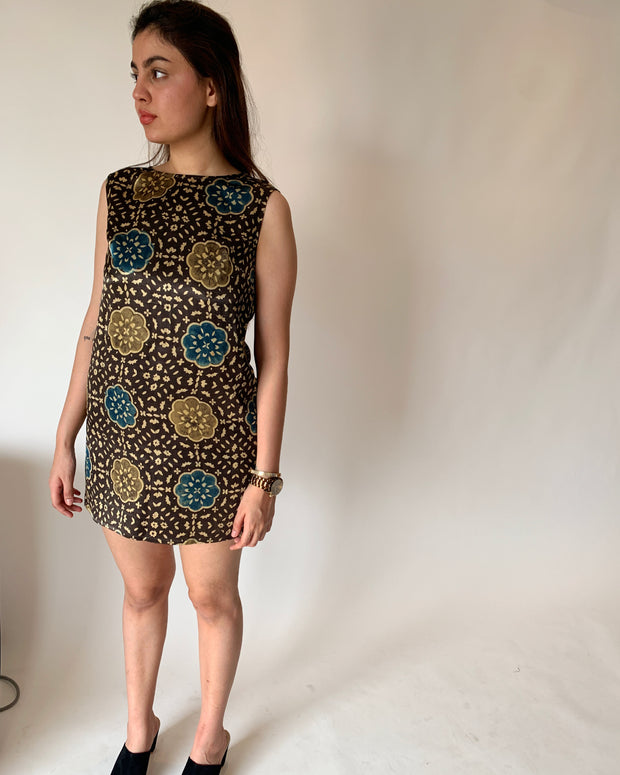 Silk Lounge Mini Dress