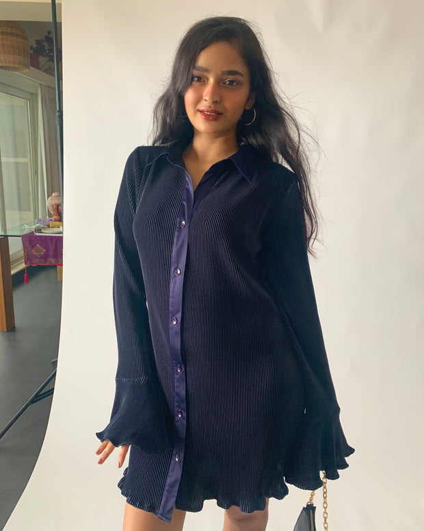Back To School Oversized Shirt Dress