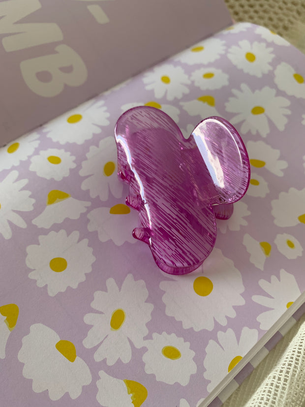 90s Nostalgia Hair Clip // Purple