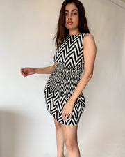 B&W Tennis Dress
