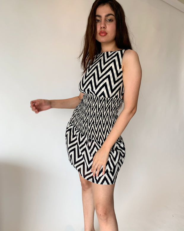 B&W Tennis Dress