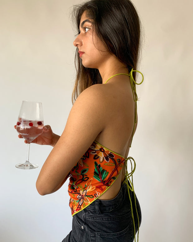 Yacht Drinks Halter Neck Top
