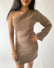 Suede Mini Dress