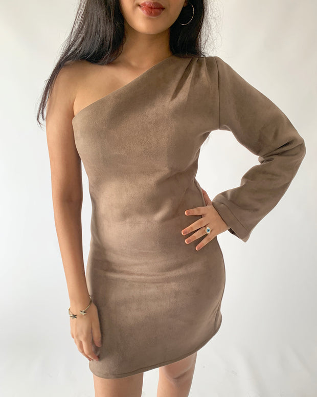 Suede Mini Dress