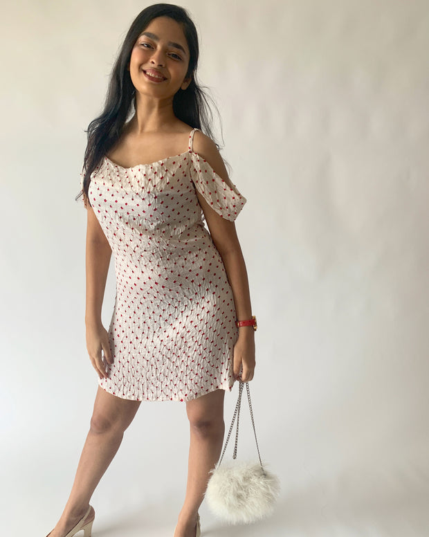 Bandhni Silk Mini Dress