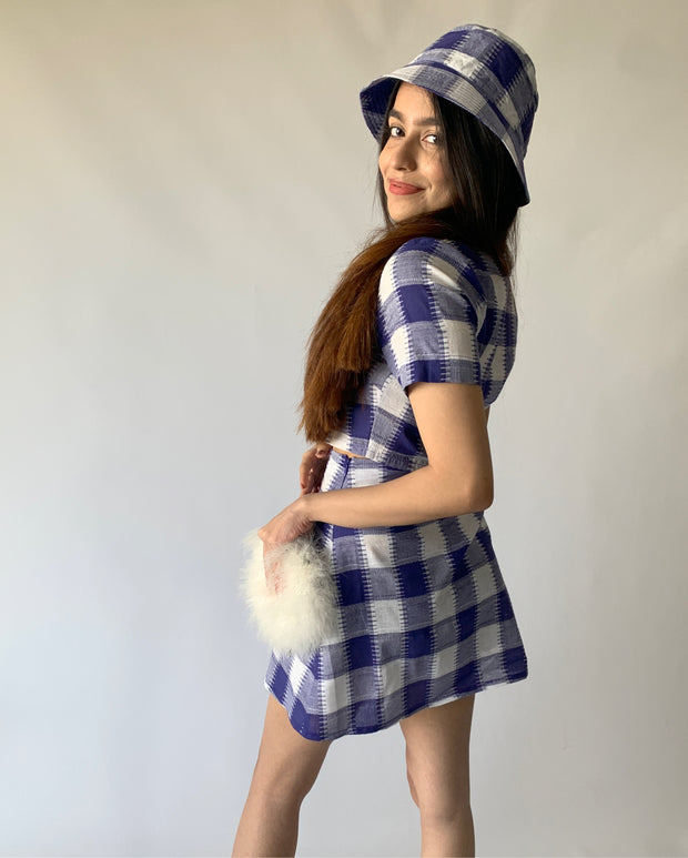 Cotton Checkered Co-ord Set