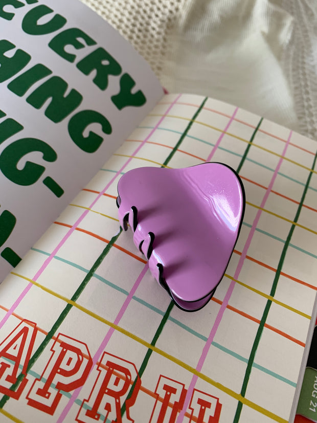 90s Nostalgia Hair Clip // Violet
