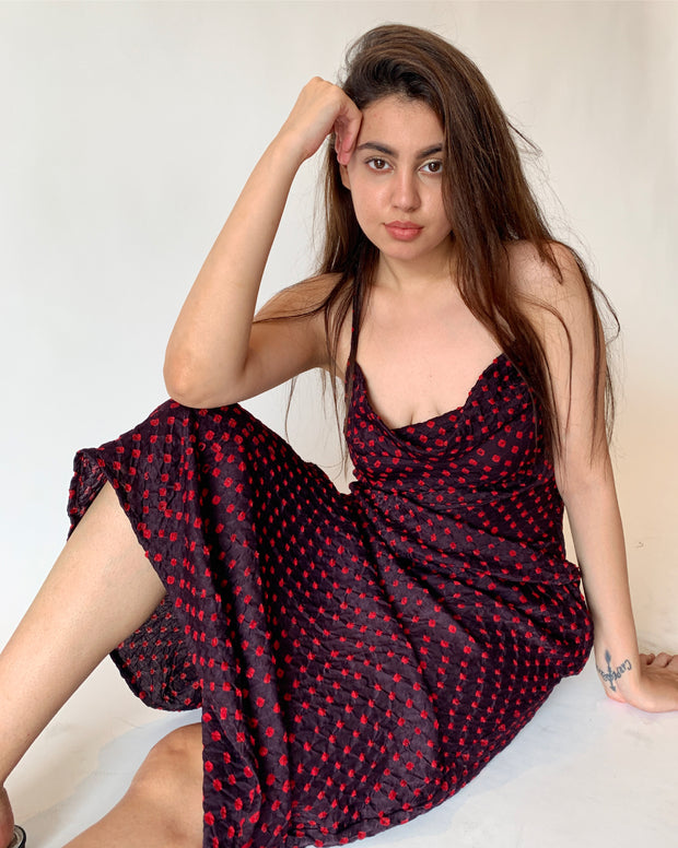 Cowl Neck Maxi Dress
