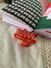 90s Nostalgia Hair Clip // Red