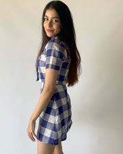 Cotton Checkered Co-ord Set